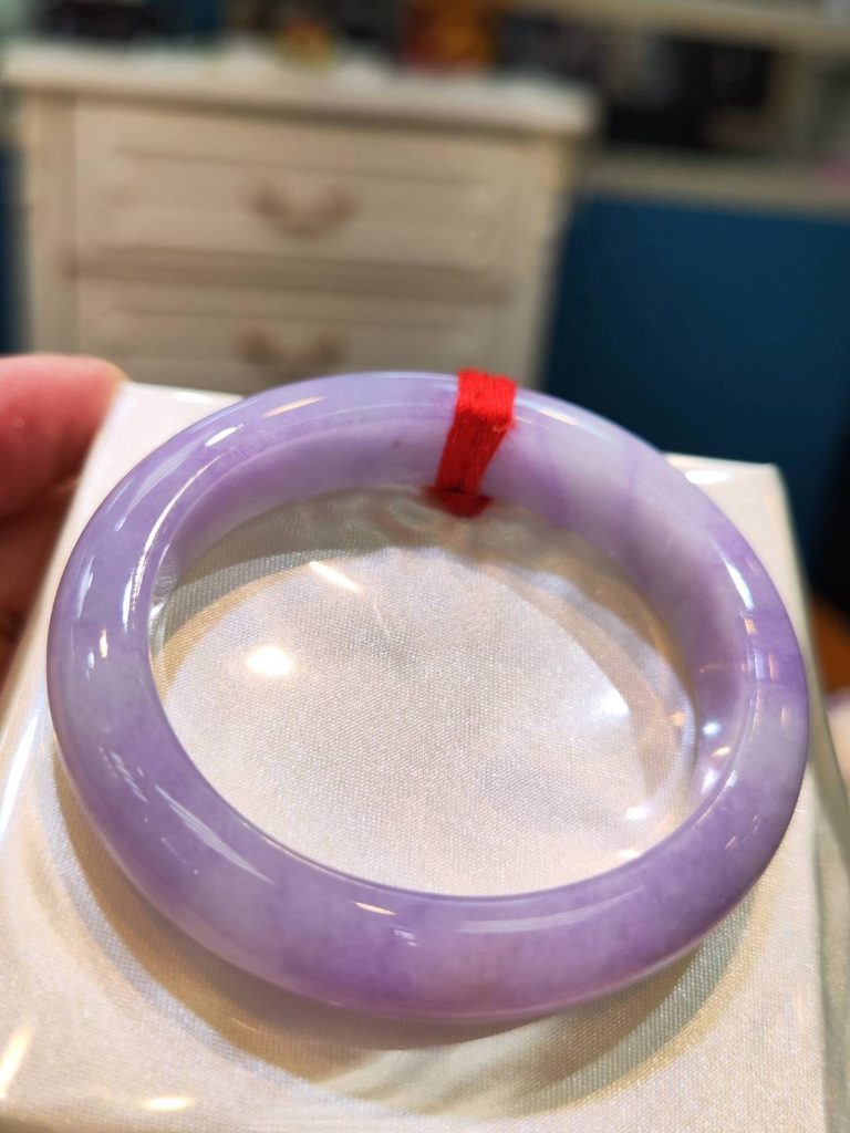 浓紫罗兰贵妃手镯 产品实物图