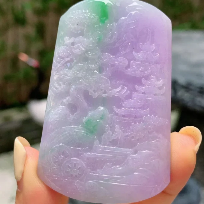 春彩山水牌掛件－圖片 1