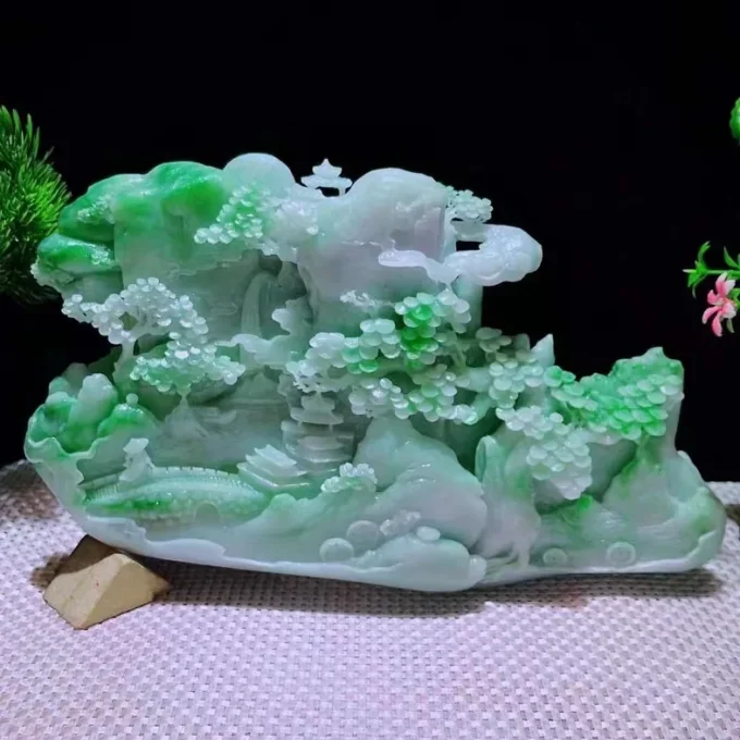 精品擺件山水－圖片 1